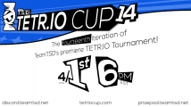 TeamTSD is hosting TETR.IO Cup 14, the fourteenth iteration of their premier TETR.IO tournament! Register at: https://tetriocup.com