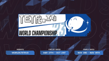 The TETR.IO World Championship is a 64 player tournament taking place across 2023. https://worlds.tetr.io/ Join the Discord